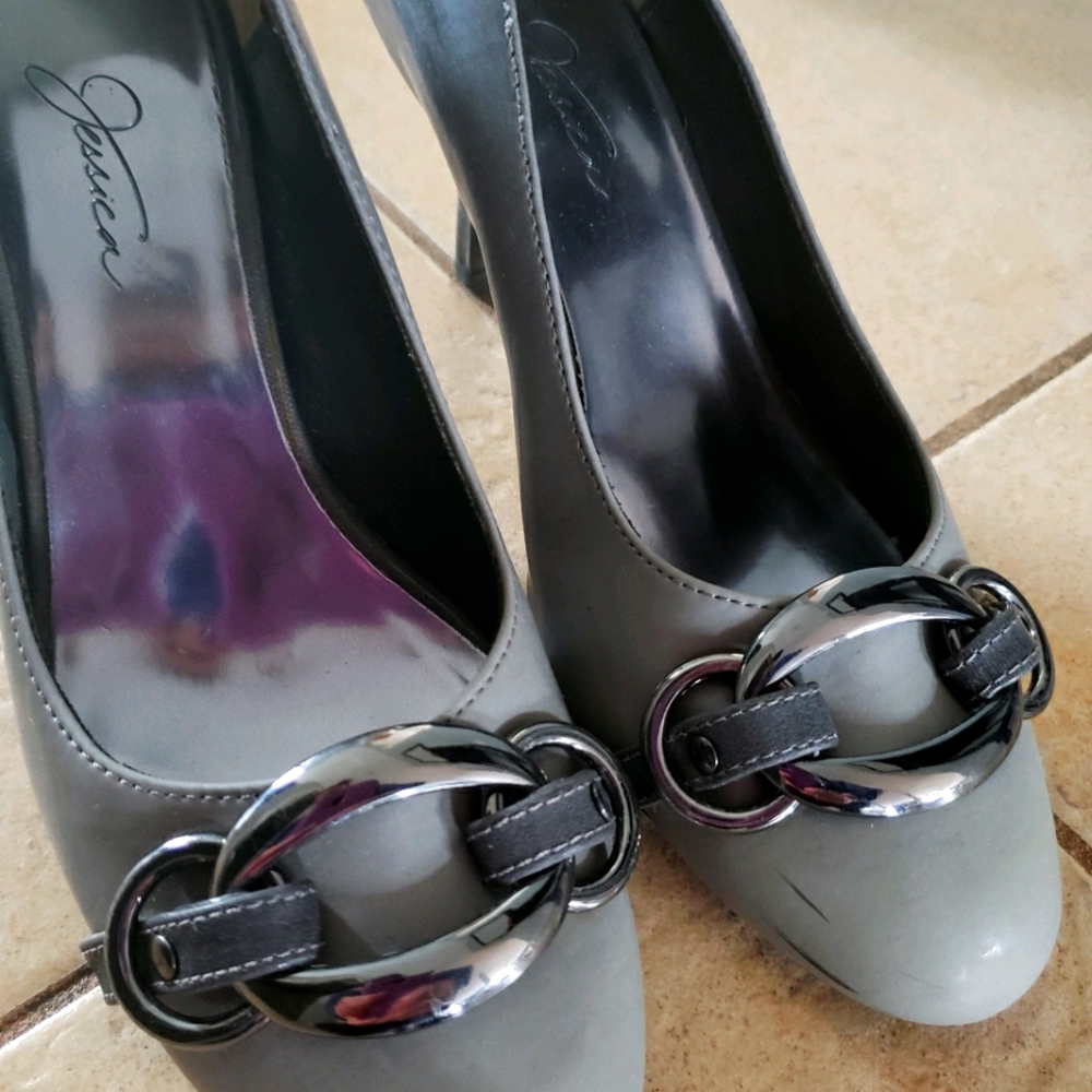 Grey shoes